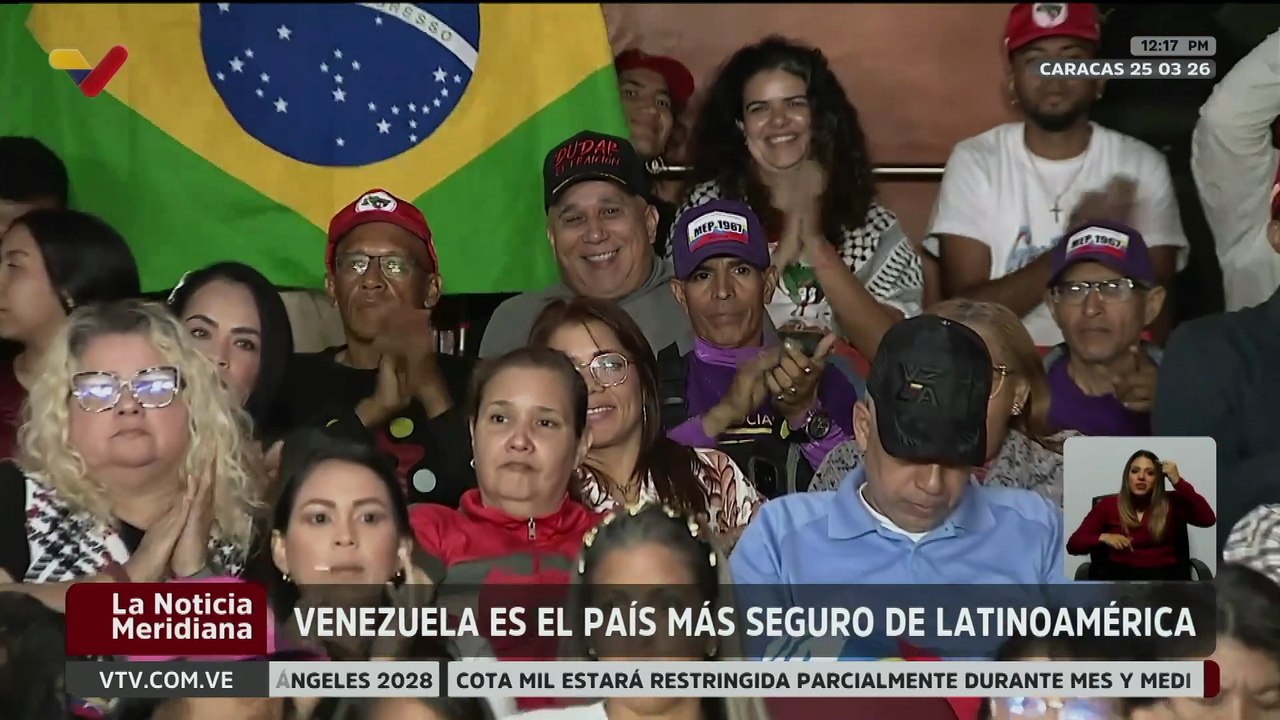 Venezuela figura como uno de los países más seguros del mundo con bajos índices delictivos