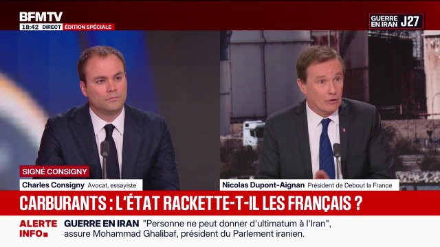 SIGNÉ CONSIGNY - Hausse des carburants: Beaucoup de Français se sont organisés différemment , affirme Charles Consigny