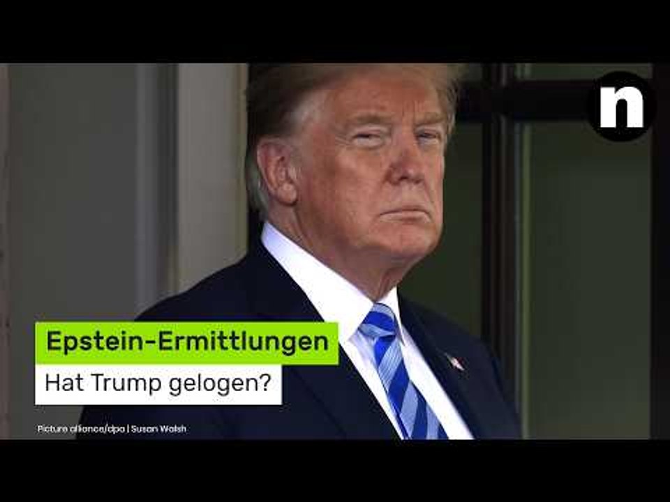 Epstein-Ermittlungen: Hat Trump gelogen?