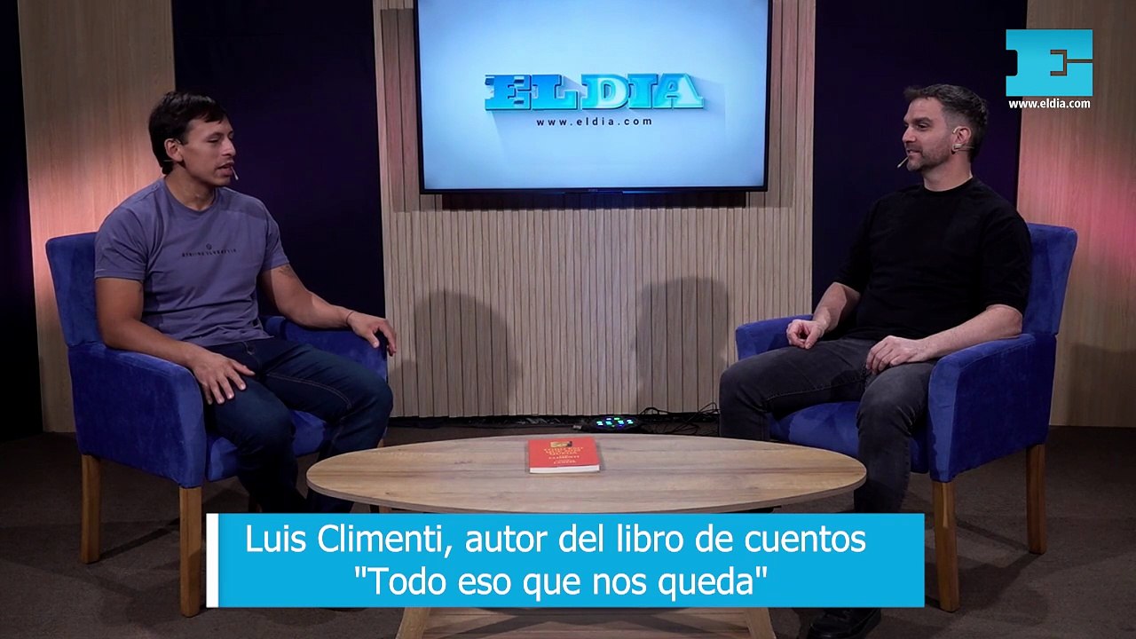 Luis Climenti, autor del libro de cuentos "Todo eso que nos queda"
