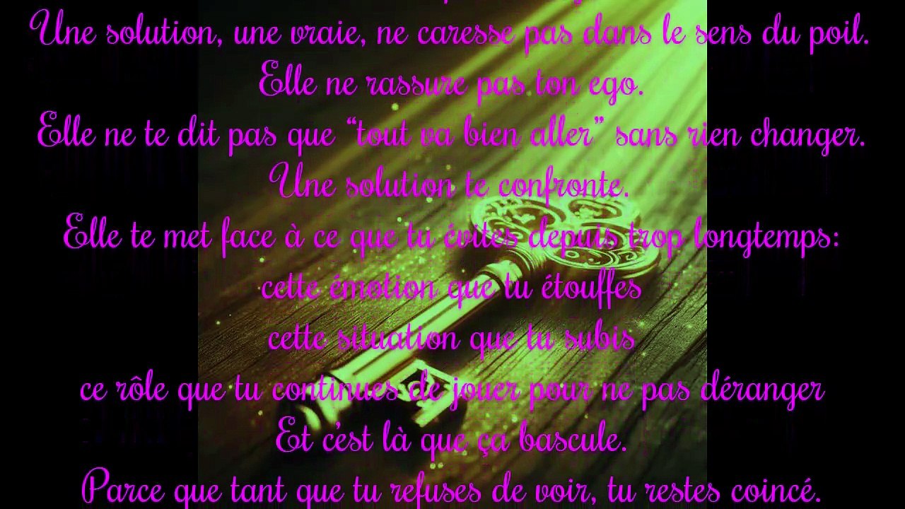 LES ECRIS DE KHAL ( TU VEUX UNE SOLUTION ? )