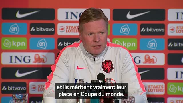 Pays-Bas - Koeman : "La Norvège mérite sa place en Coupe du monde"