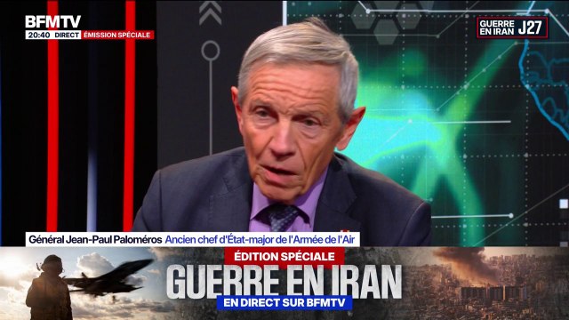 Guerre au Moyen-Orient: On ne peut pas faire une guerre contre la population , déclare le général Jean-Paul Paloméros, ancien chef d'État-major de l'Armée de l'Air