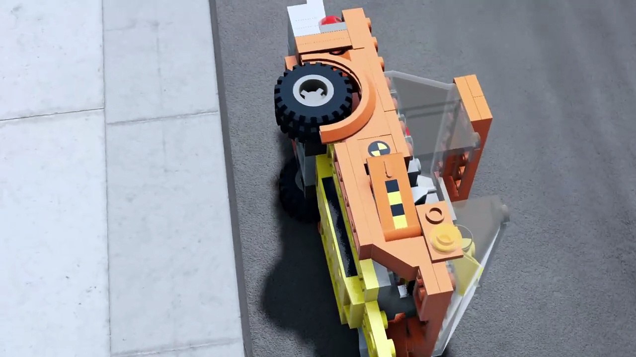 Lego Cars VS Real Cars ｜ Who will Survive ？？ ｜ BeamNG.drive