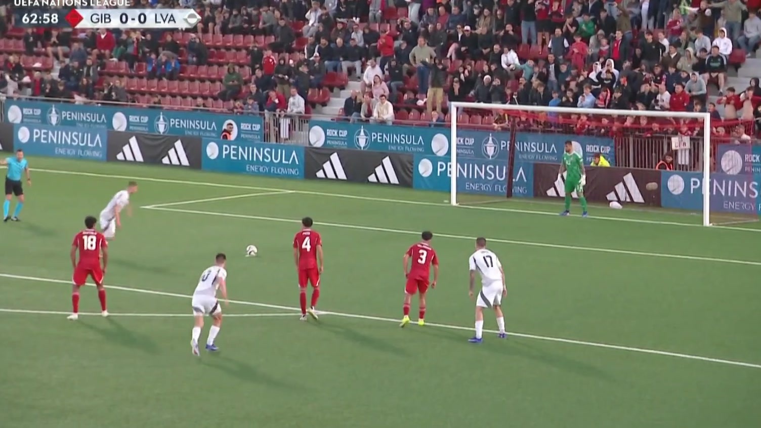 فوز ثمين لمنتخب لاتفيا على نظيره منتخب جبل طارق