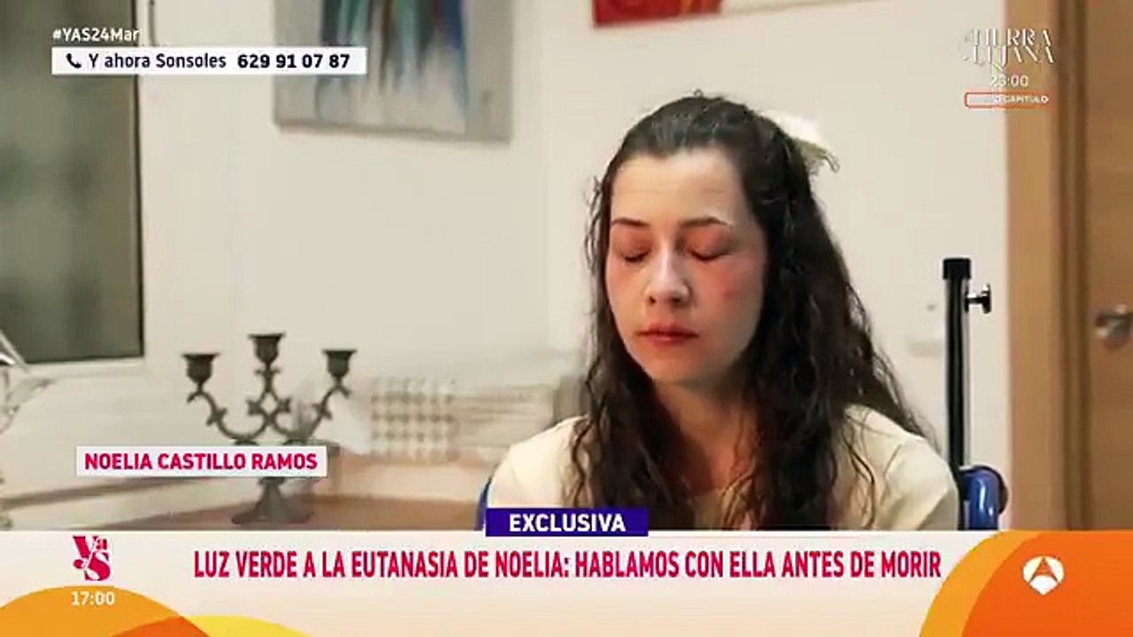 Las últimas palabras de Noelia Castillo Ramos antes de recibir la eutanasia