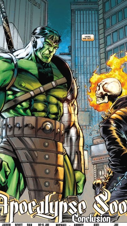 Hulk vs Ghost Rider