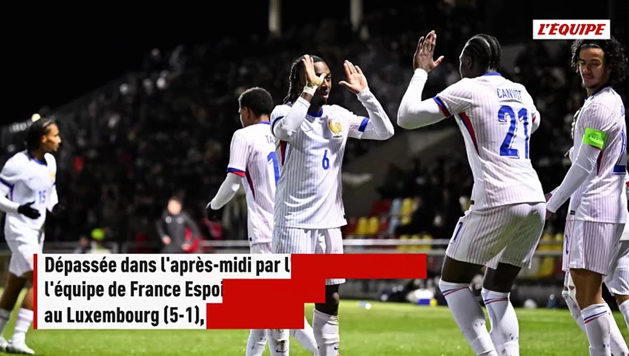 Faciles vainqueurs du Luxembourg, les Bleuets reprennent la tête de leur groupe - Foot - Qualif. Euro Espoirs