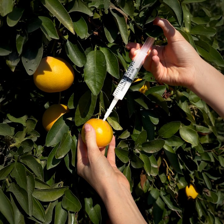 DIY magic 🍊 done with a mandarin tree 🌿