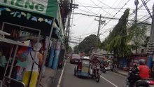 Fine Afternoon on Pasig Line Street in Manila City in the Philippines