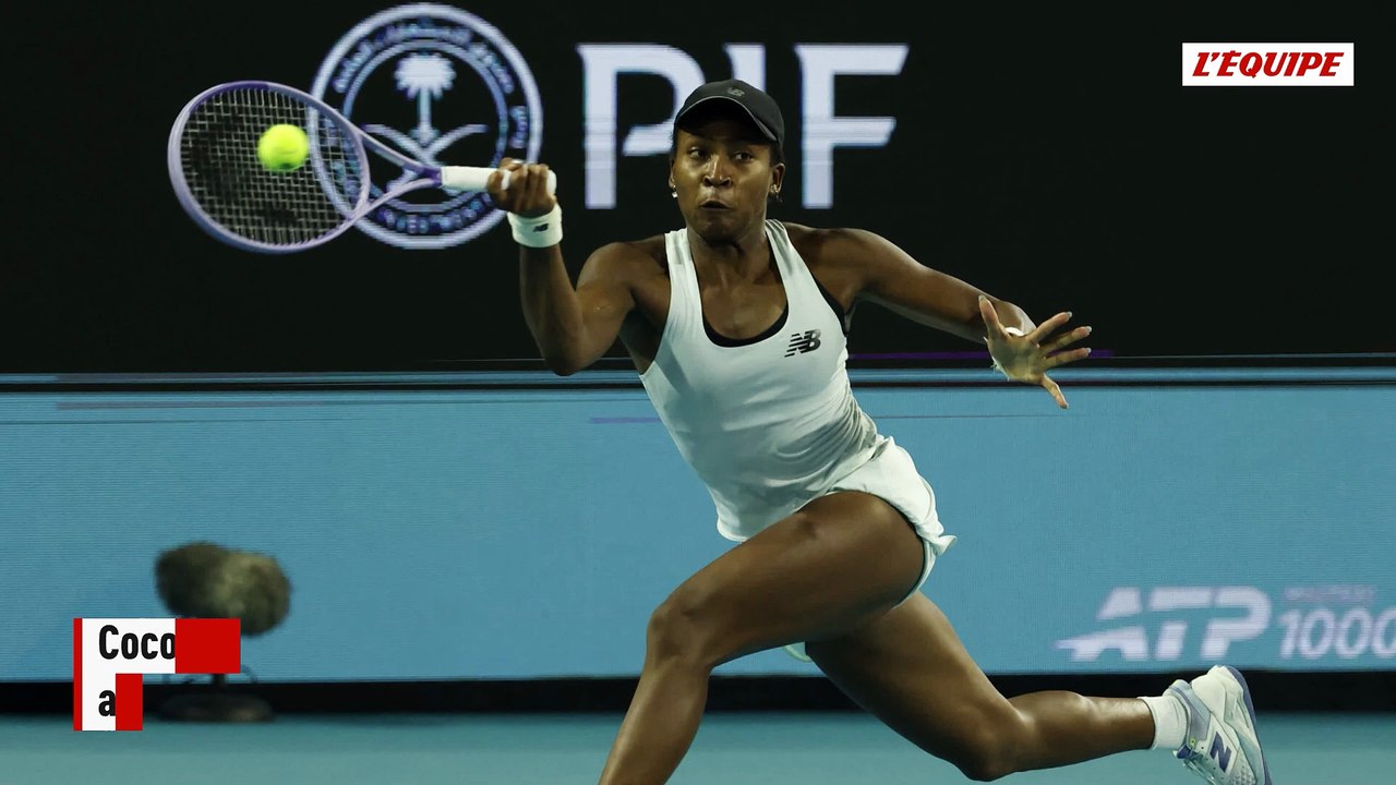 Coco Gauff écrase Karolina Muchova et se qualifie pour la finale à Miami - Tennis - WTA - Miami