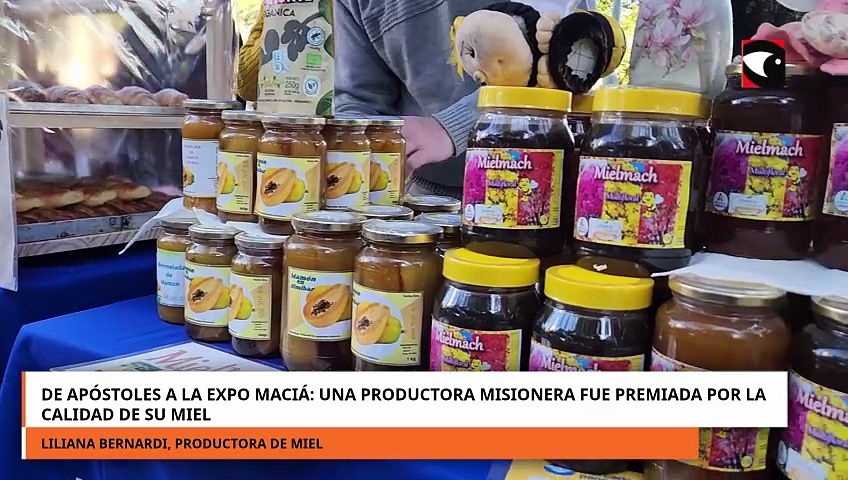 Vista previa: DE APÓSTOLES A LA EXPO MACIÁ UNA PRODUCTORA MISIONERA FUE PREMIADA POR LA CALIDAD DE SU MIEL