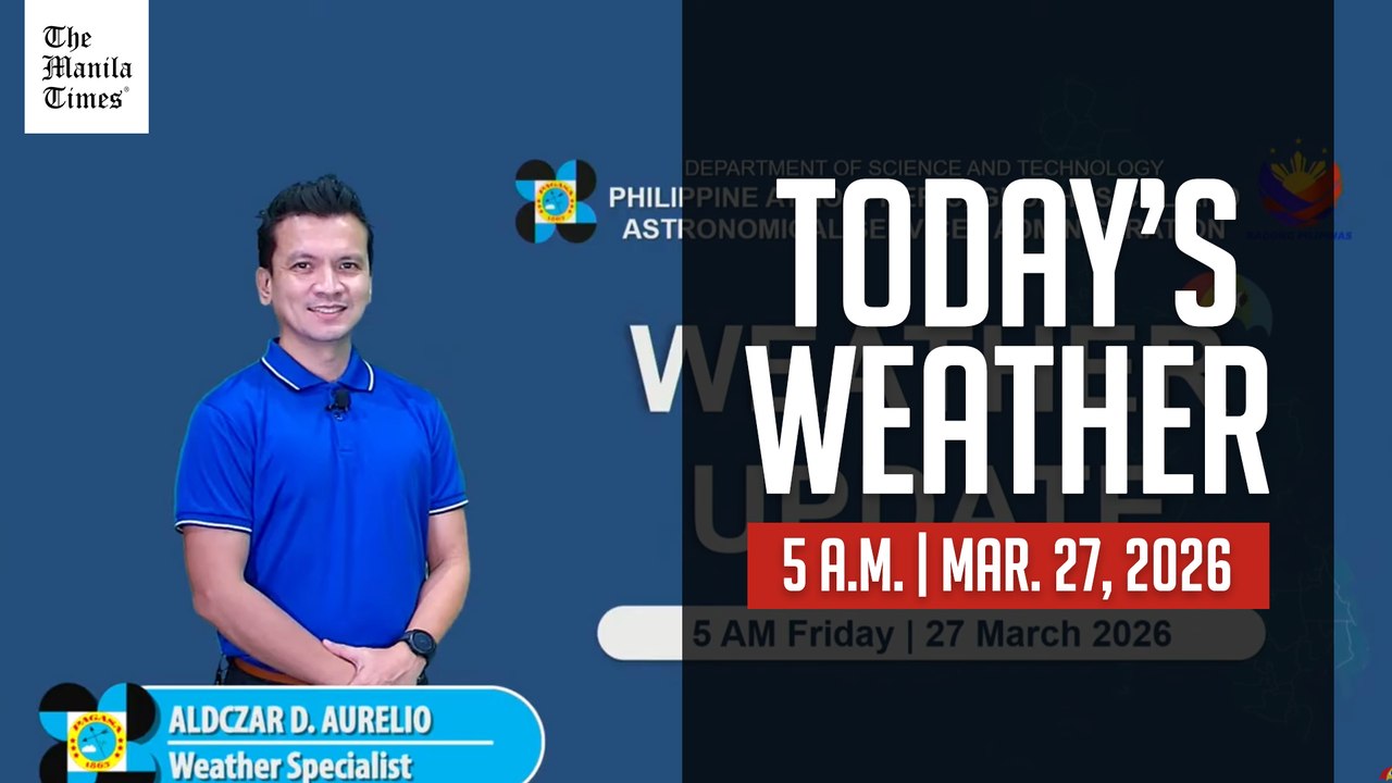 Today's Weather, 5 A.M. | Mar. 27, 2026