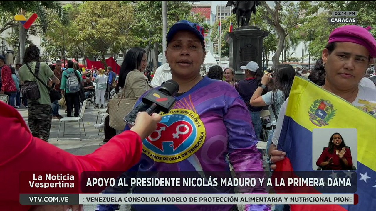 Pueblo de Caracas exige liberación del presidente Nicolás Maduro y la primera dama Cilia Flores