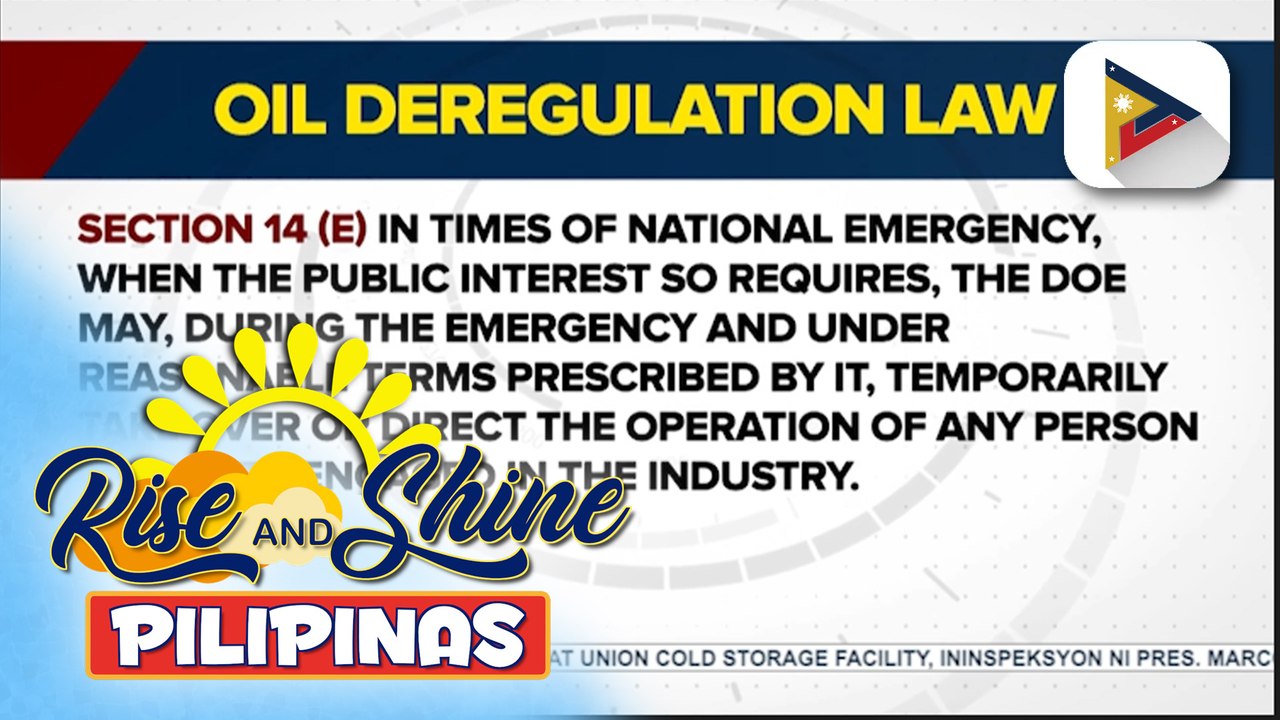 Pamahalaan, pinag-aaralan ang lahat ng mga hakbang para maibsan ang epekto ng taas-presyo ng langis | ulat ni Cleizl Pardilla