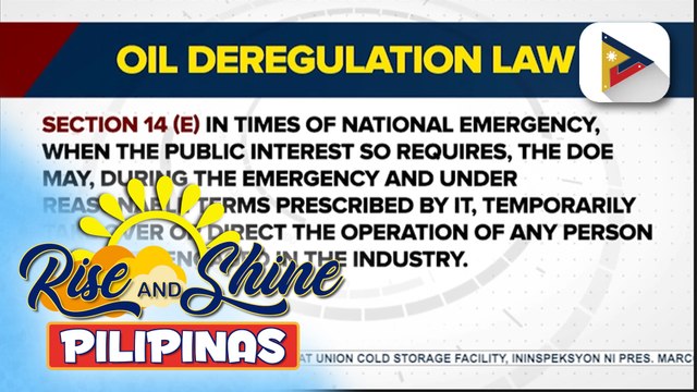Pamahalaan, pinag-aaralan ang lahat ng mga hakbang para maibsan ang epekto ng taas-presyo ng langis | ulat ni Cleizl Pardilla