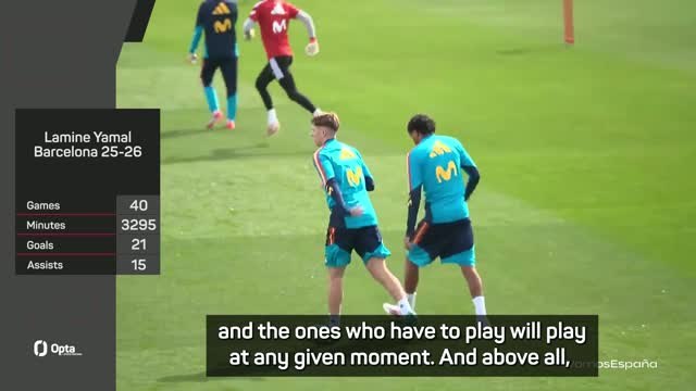 The best players need to play for Spain - De La Fuente on managing Yamal's minutes