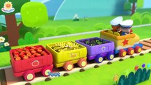 🚂 Toot Toot Train Song + Yummy Fruits Song 🍎 Nursery Rhymes & Kids Songs