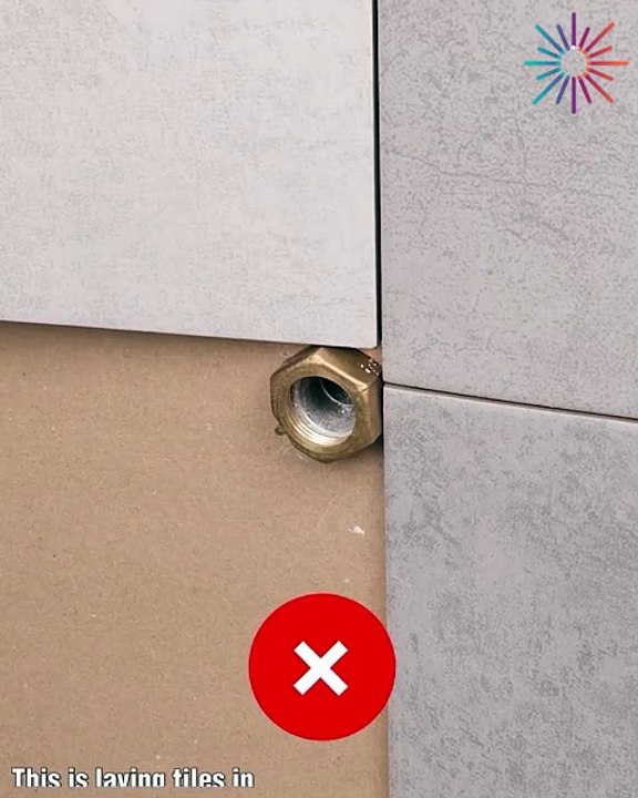 This is laying tiles in difficult spots made easy!