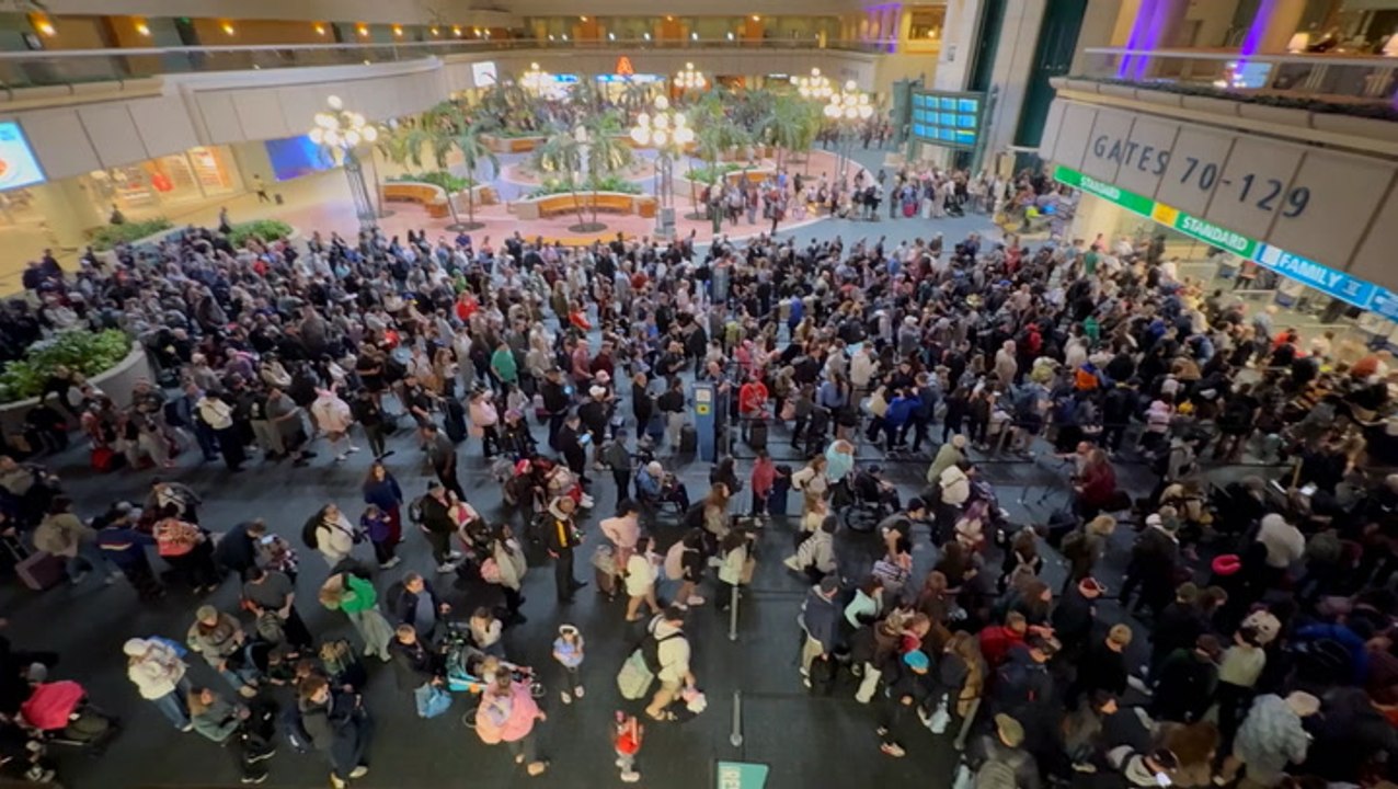 Take a look at these chaotic TSA lines across the US