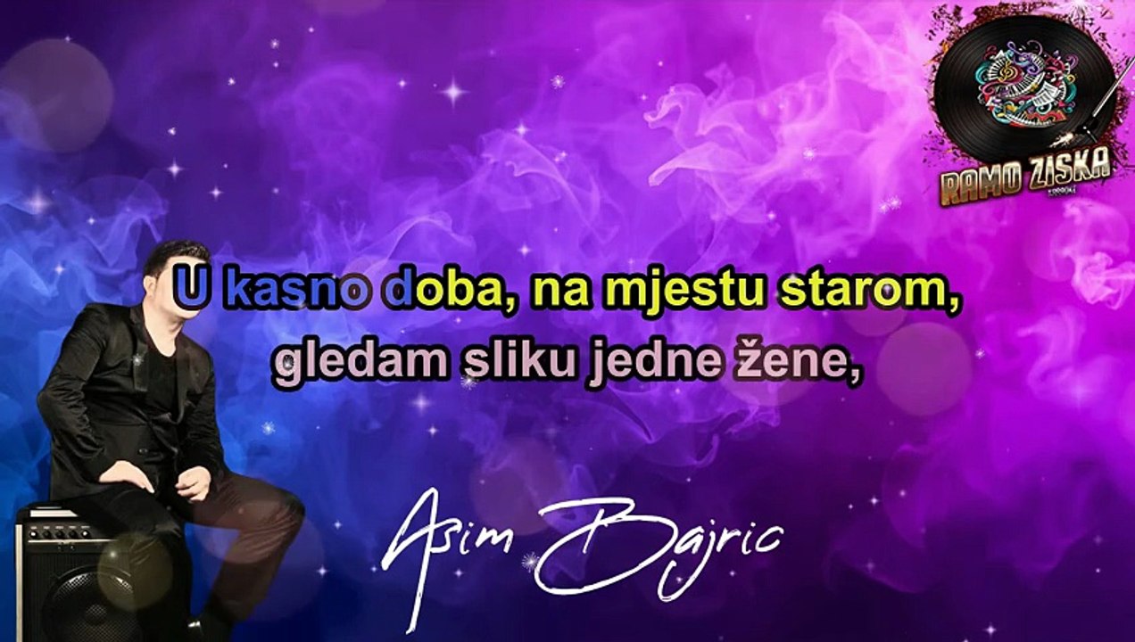 Asim Bajric-I muskarac plakat' moze (Karaoke)