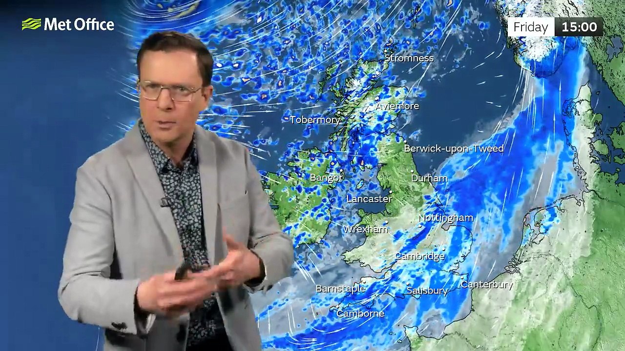 Met Office Friday Morning Weather Forecast 27/03/2026