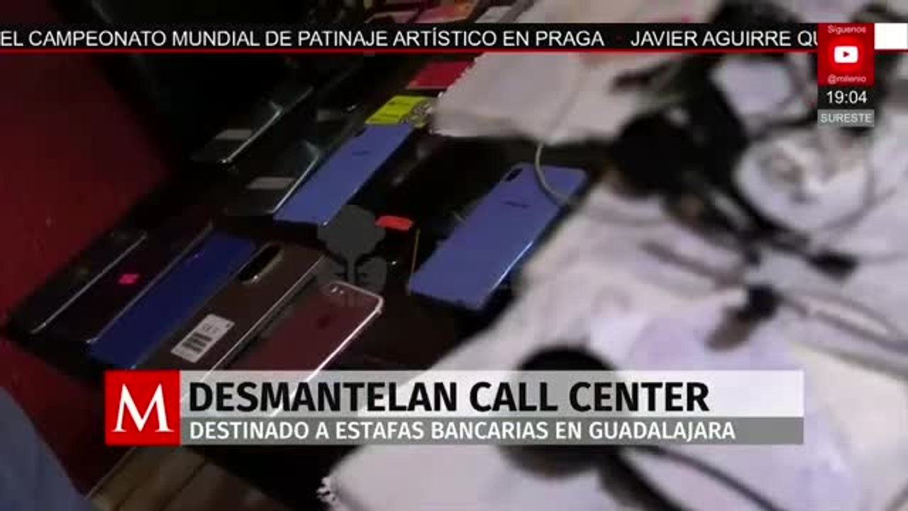 Desmantelan call center clandestino de fraudes bancarios | Milenio Noticias, 26 de marzo de 2026