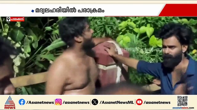 അടിച്ച് ഫിറ്റായി നടുറോഡിൽ പരാക്രമം; കാർ മതിലിൽ ഇടിച്ചുകയറ്റി യുവാവ്