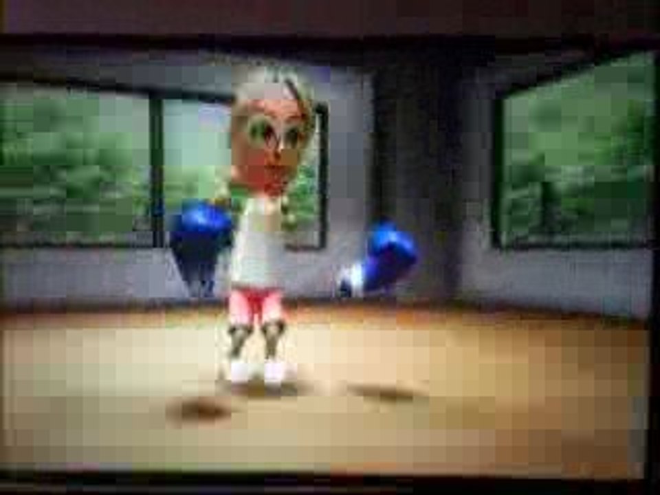 wii sport entrenement a la boxe