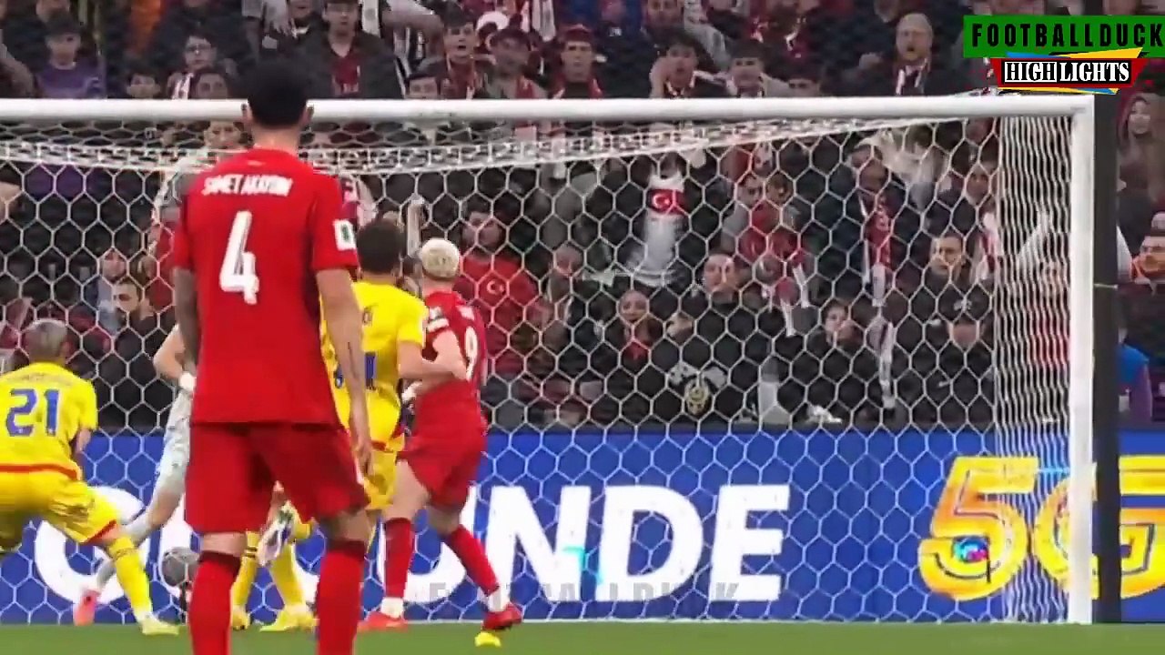 Turkey vs Romania 1-0 All Goals & Highlights 2026 FIFA World Cup Qualifying - UEFA