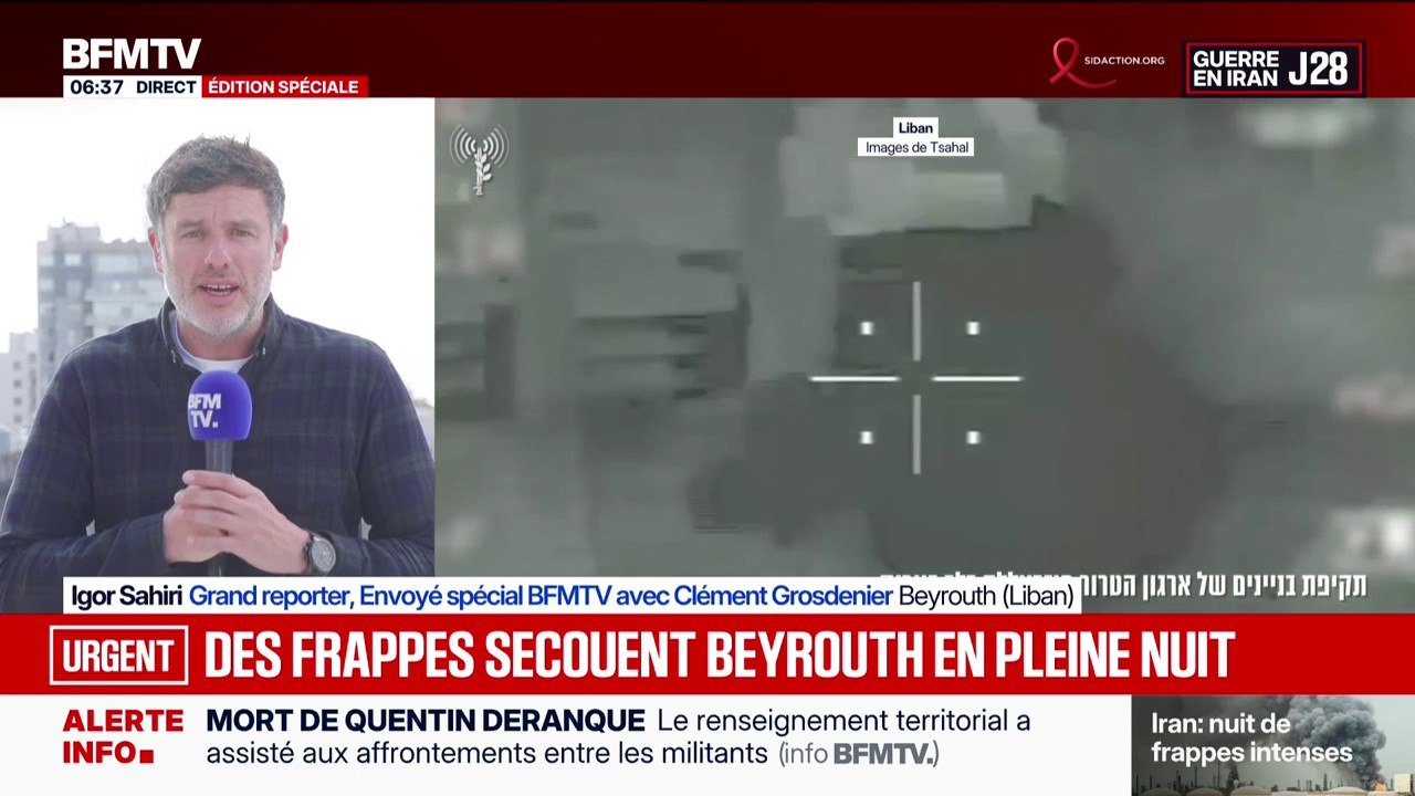 Guerre au Moyen-Orient: Beyrouth visé par des frappes israéliennes