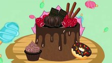 Baby Triceratops’ First Cake! 🦖🍰  Prehistoric Party Wholesome 2D Animation