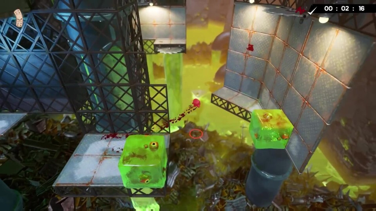 Super meat boy 3d enthüllt release und zeigt dark world-level