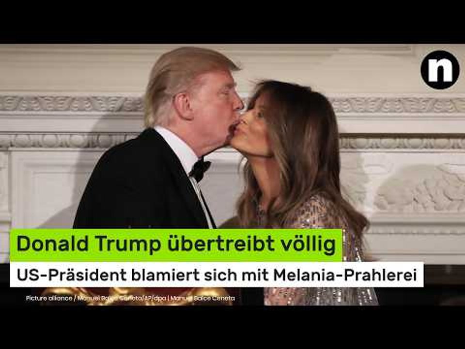 Donald Trump übertreibt völlig: 'Kein gutes Zeichen!' Präsident blamiert sich mit Melania-Prahlerei