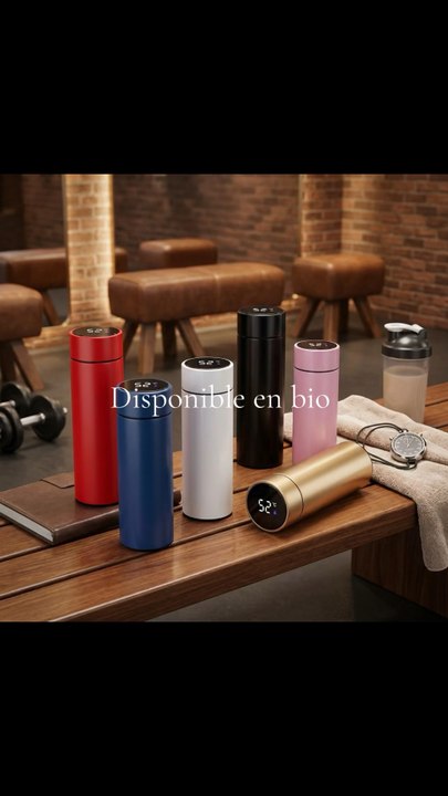 Gourde thermo intelligente
