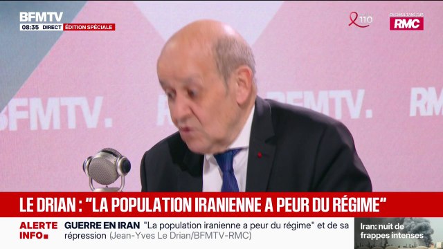 Guerre au Moyen-Orient: Ce qui me frappe, c'est l'impréparation de l'intervention américaine , indique Jean-Yves Le Drian