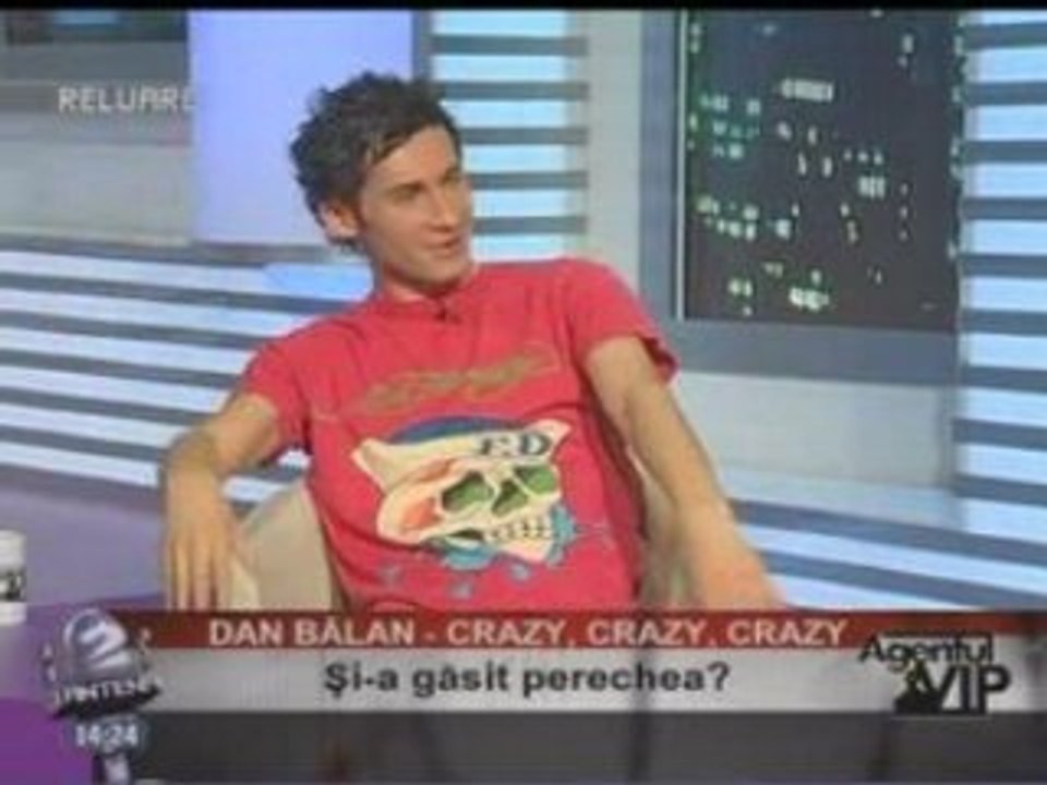 Interview Dan Balan at Agentul VIP(2)