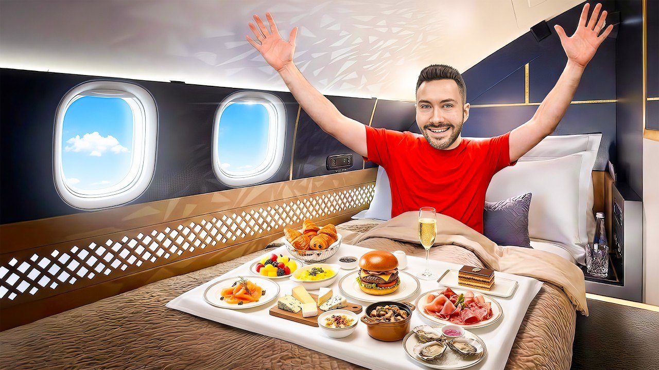 Je teste le siège à 20 000€ de la compagnie la plus chère du monde ! (Première Classe)