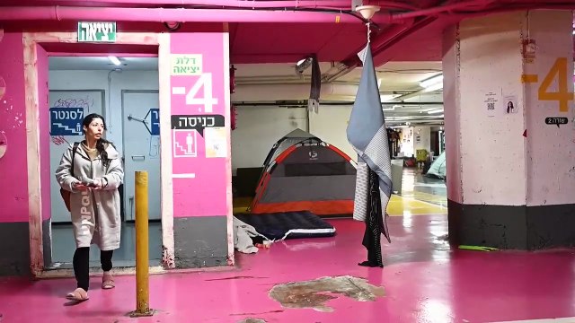 Refugio antiaéreo en Tel Aviv (Israel)