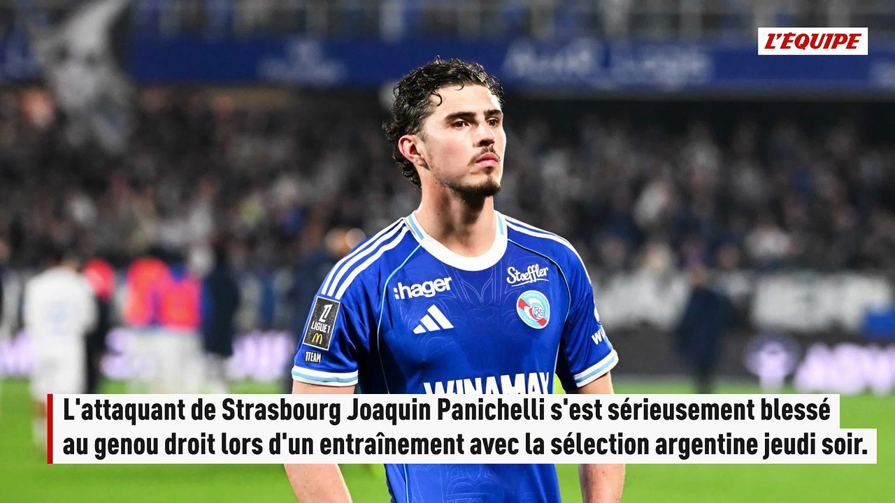Joaquin Panichelli victime d'une rupture d'un ligament croisé du genou droit avec l'Argentine ? - Foot - Strasbourg