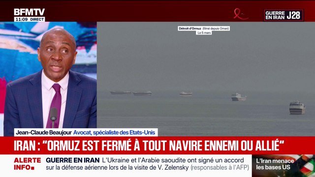 Guerre au Moyen-Orient: l'Iran affirme que le détroit d'Ormuz est fermé aux navires circulant vers des ports liés à l'ennemi