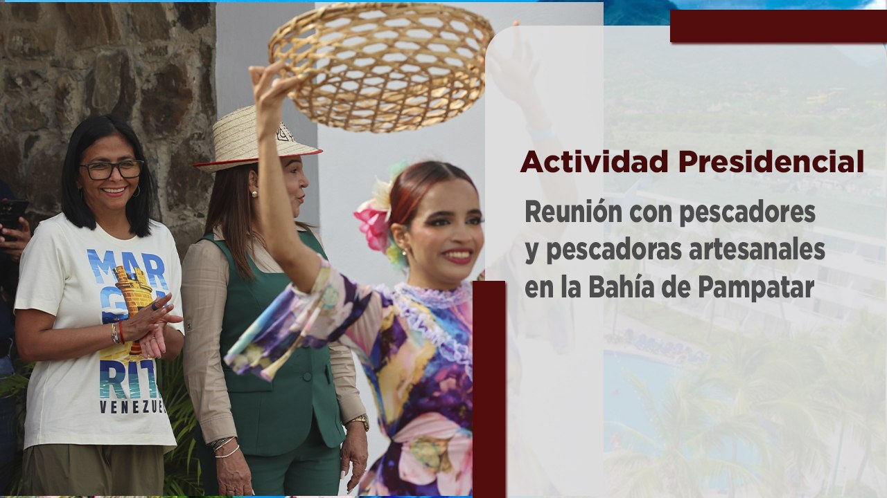 Presidenta (E) se reúne con pescadores y pescadoras artesanales en la Bahía de Pampatar