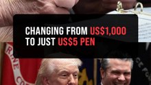 Trump amuses Cabinet members and press with Sharpie pen story