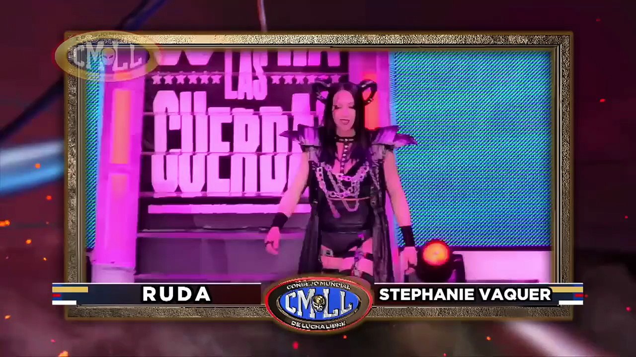 2023.02.10 CMLL Súper Viernes - Marcela & Princesa Sugehit vs Zeuxis & Stephanie Vaquer