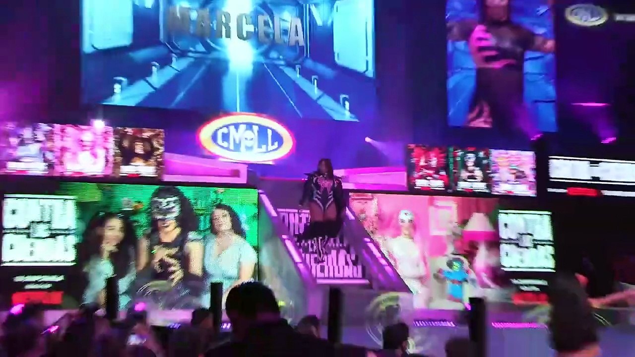 2023.02.14 CMLL Martes de Arena México - Jarochita, Lluvia & Marcela vs Tiffany, Reyna Isis & Stephanie Vaquer