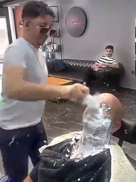 Never Trust Your Barber With Shaving Foam! 💨
