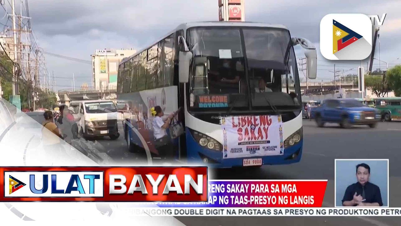 Kamara, naglunsad ng libreng sakay para sa mga commuter na nagtitipid sa harap ng taas-presyo ng langis | ulat ni Vel Custodio