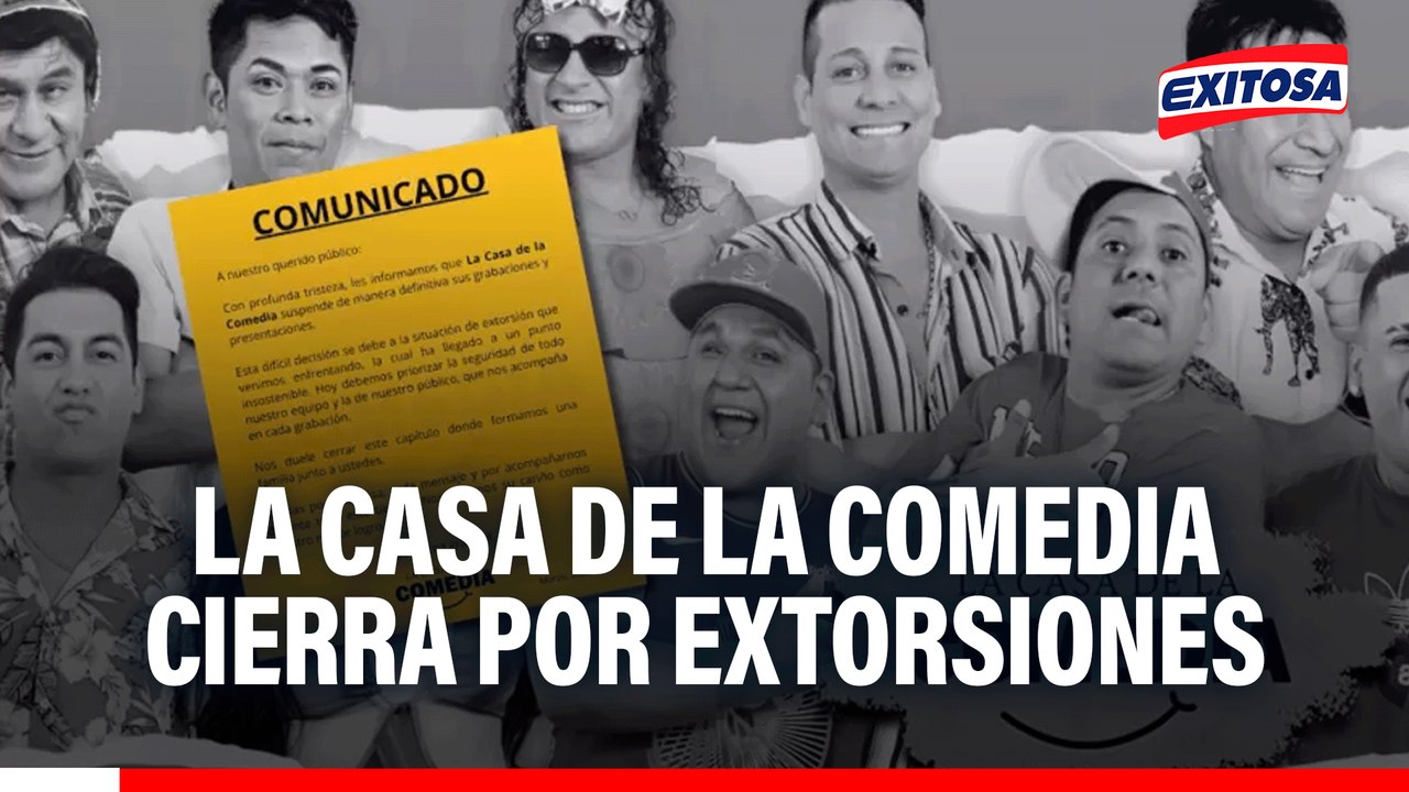 La Casa de la Comedia anunció el fin de sus actividades tras ser víctimas de extorsión: "Insostenible"