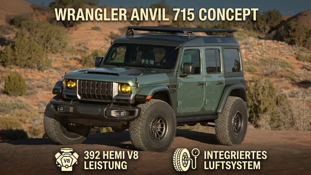 2026 Jeep Wrangler ANVIL 715 Concept: Hardcore Gelände neu gedacht