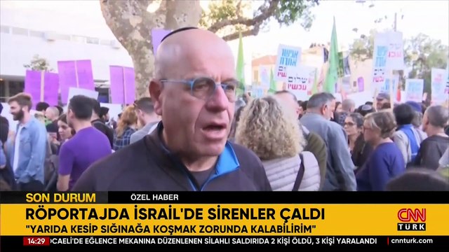 Canlı yayında siren krizi! Eski İsrail Meclis Başkanı CNN TÜRK’te: Bu savaşın hiçbir stratejisi yok”